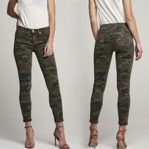 EUC [Hudson] Camouflage Denim <Nico> Mid Rise Skinny Ankle Jeans | Small 4 · 27